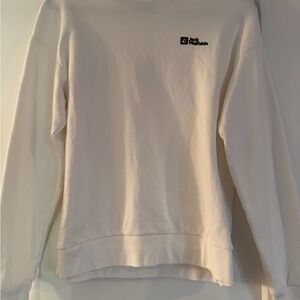 Jack Wolfskin White Sweatshirt Size XS